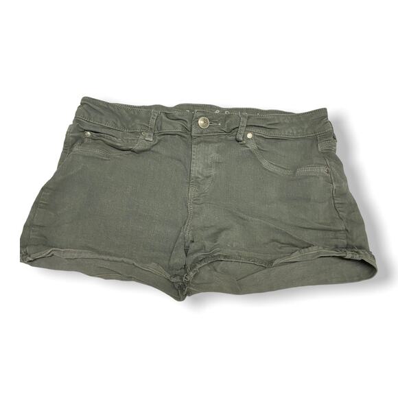 Articles of Society Womens Shorts Size 26 Olive Green Short Frayed - Picture 1 of 7